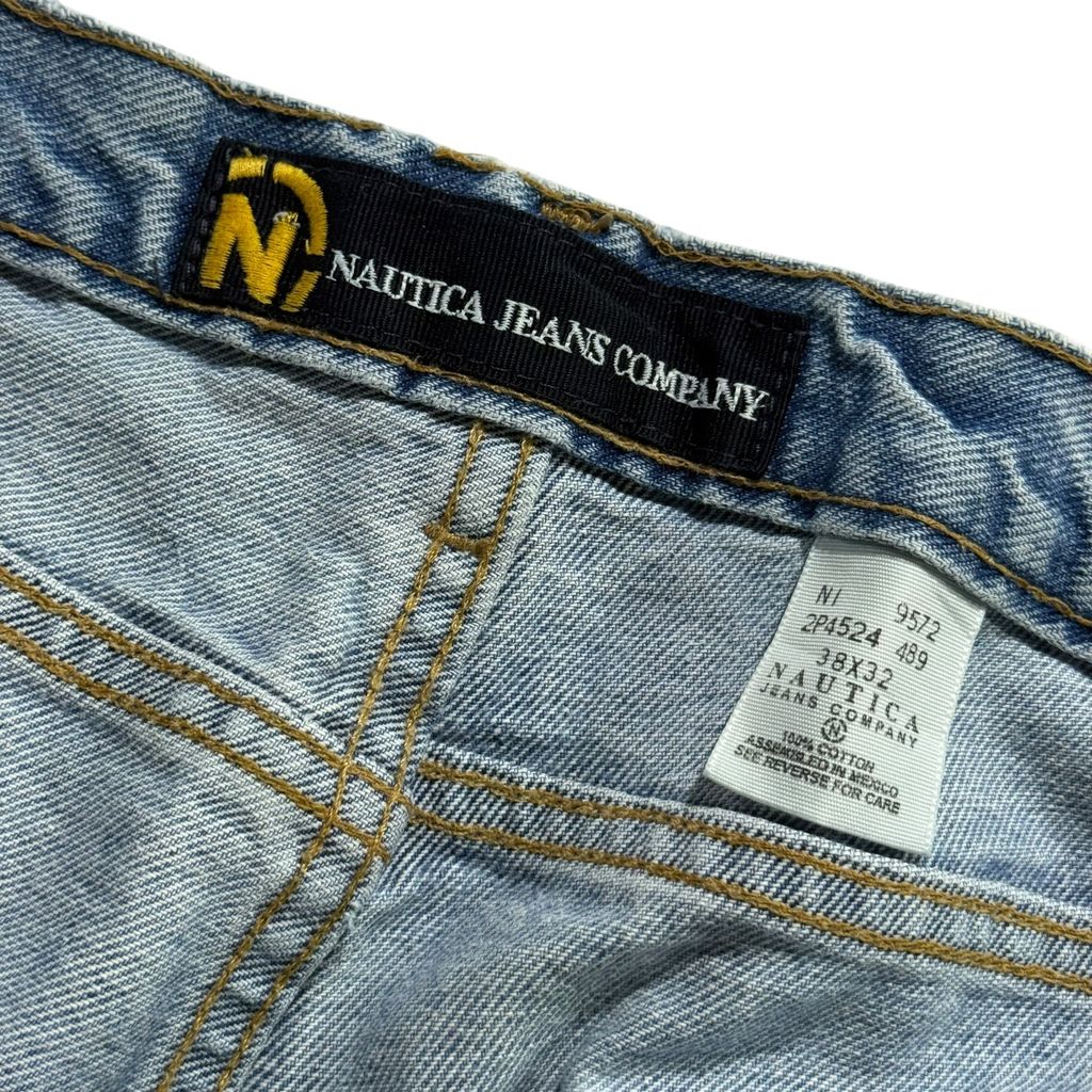 【USED】Nautica Jeans Washed Baggy Denim
