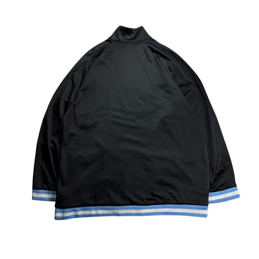【USED】00s NIKE SUPREME COURT Track Jacket Black x Light Blue XL / ナイキ シュプリームコート トラックジャケット ジャージ 刺繍ロゴ 00年代