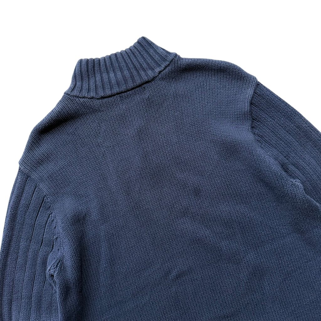 【USED】Polo Jeans Half Zip Cotton Sweater