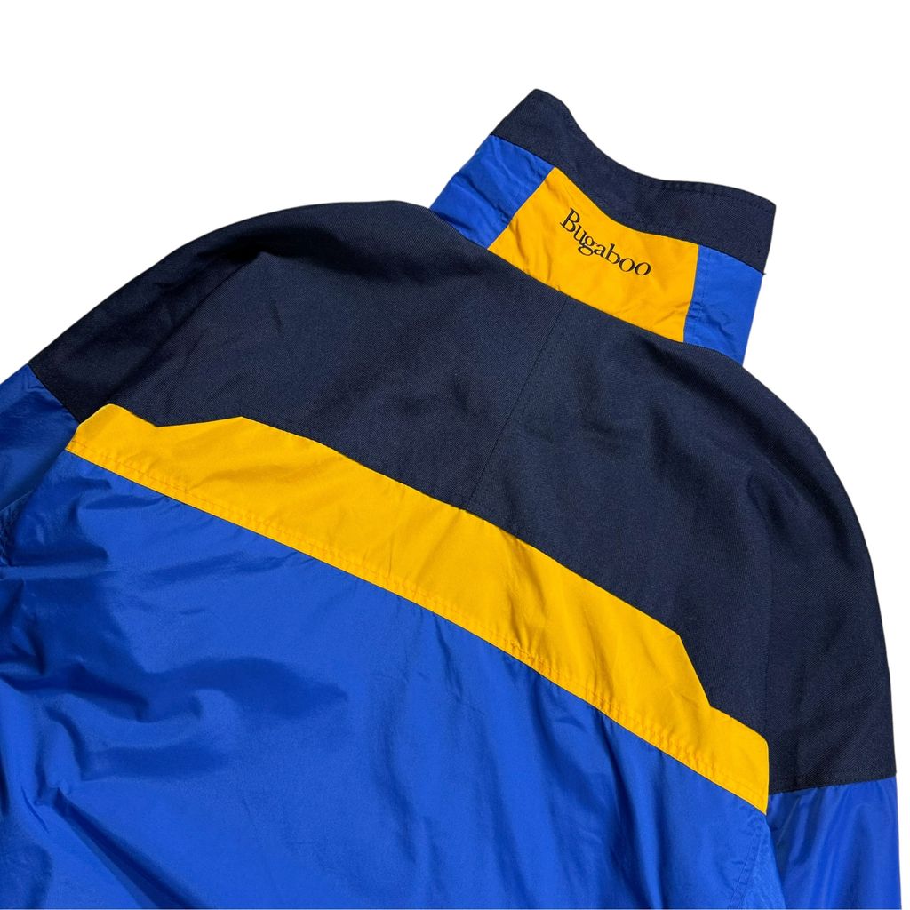 【USED】90s COLUMBIA Bugaboo Interchange Jacket Blue x Yellow x Navy M / コロンビア バガブー ナイロンジャケット マウンテンパーカー 切替 90年代