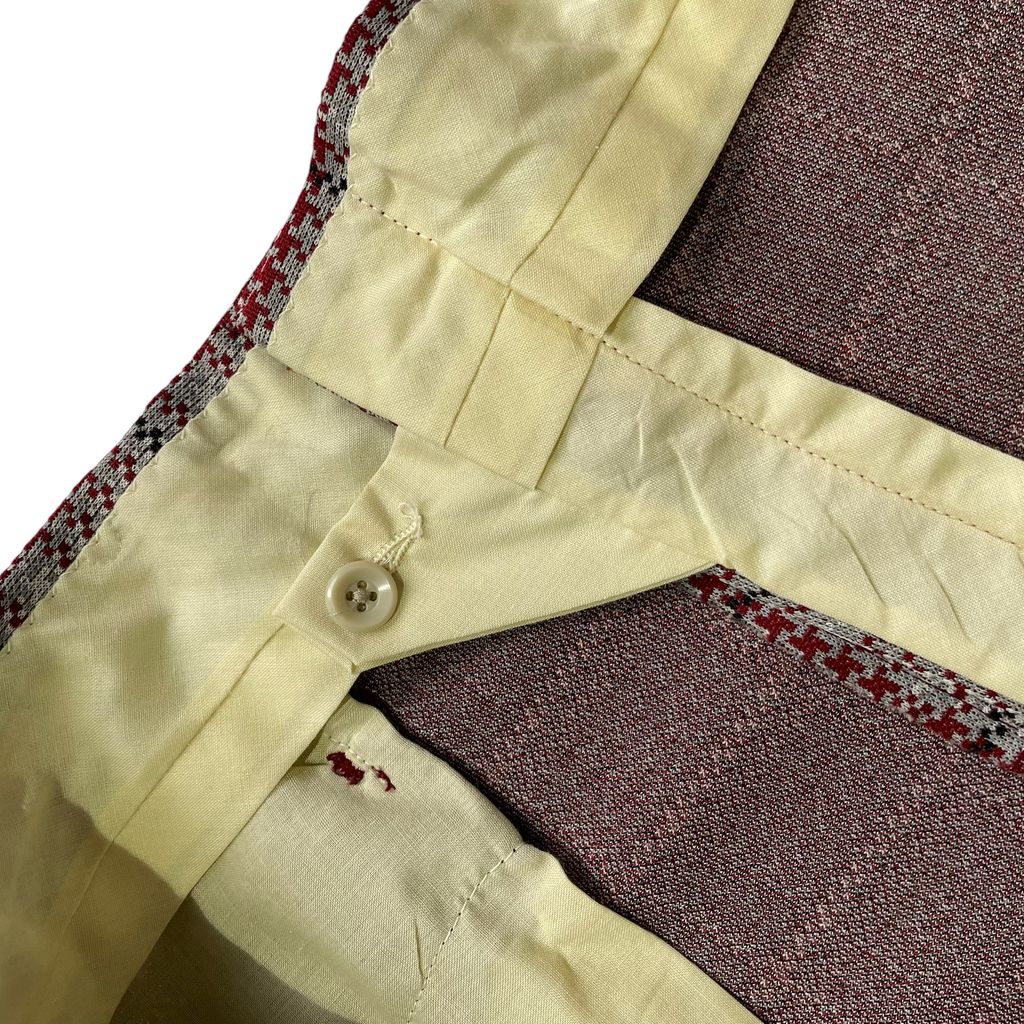 Houndstooth Pattern Slacks