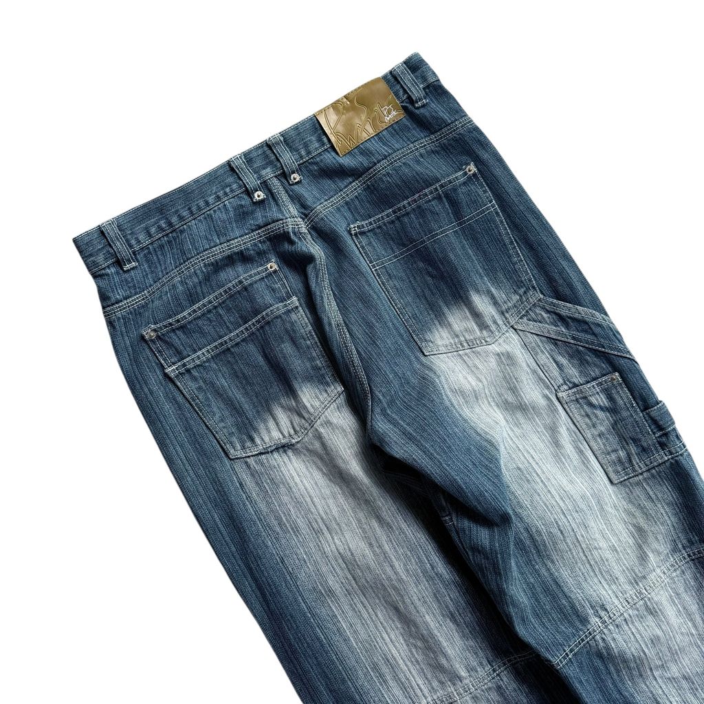 【USED】PJ Mark Washed Denim Painter Pants