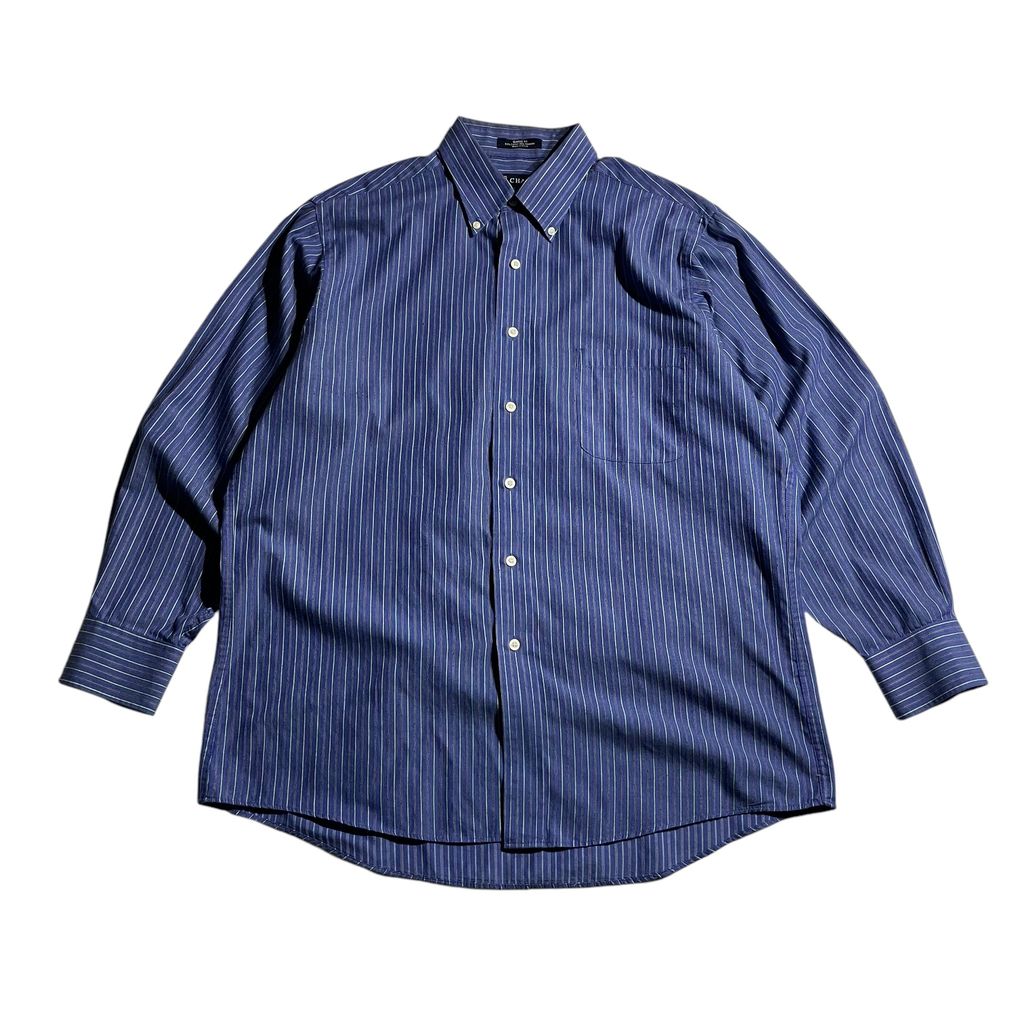 【USED】Chaps L/SL Stiripe BD Shirt