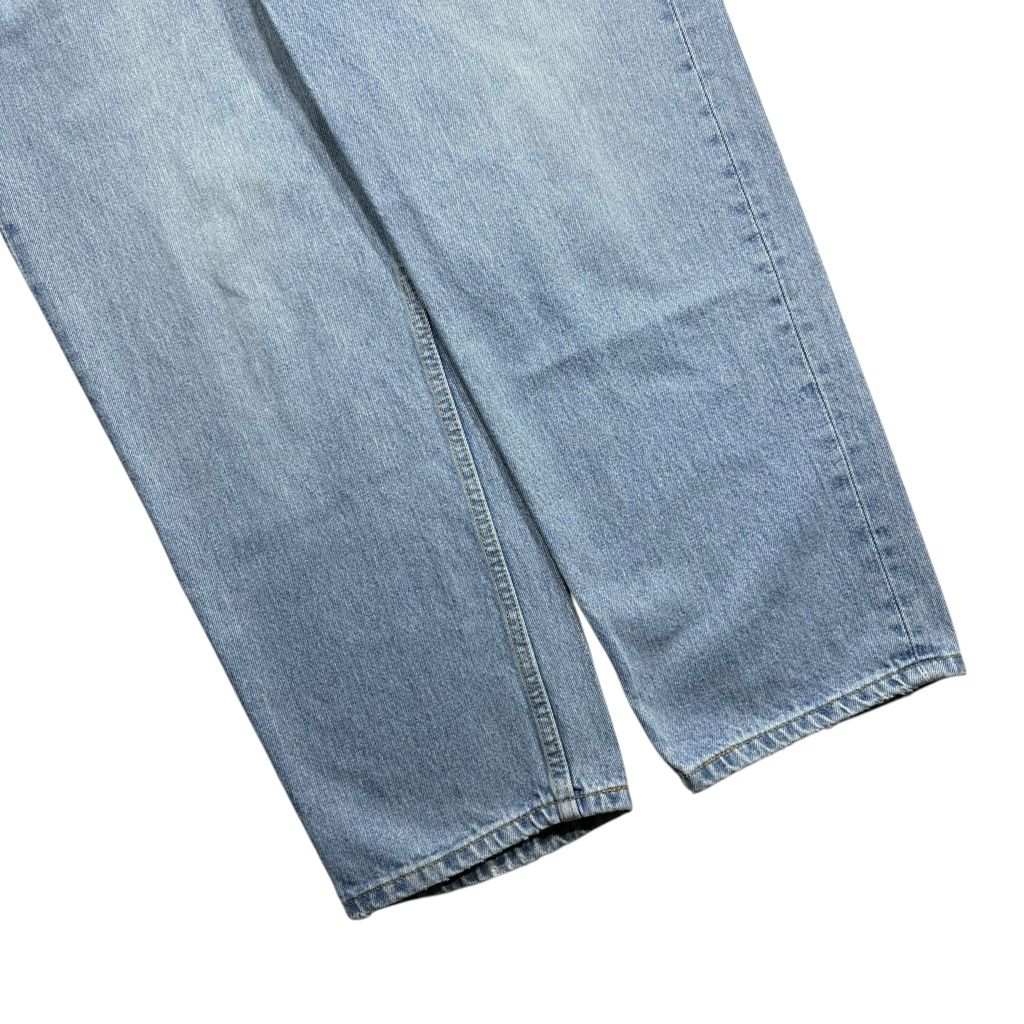 【USED】Levi's 550 Relaxed Fit Tapered Denim Pants Blue 36 x 30 / リーバイス 550 リラックスフィット テーパード デニム パンツ ブルー ウォッシュデニム 太め テーパード