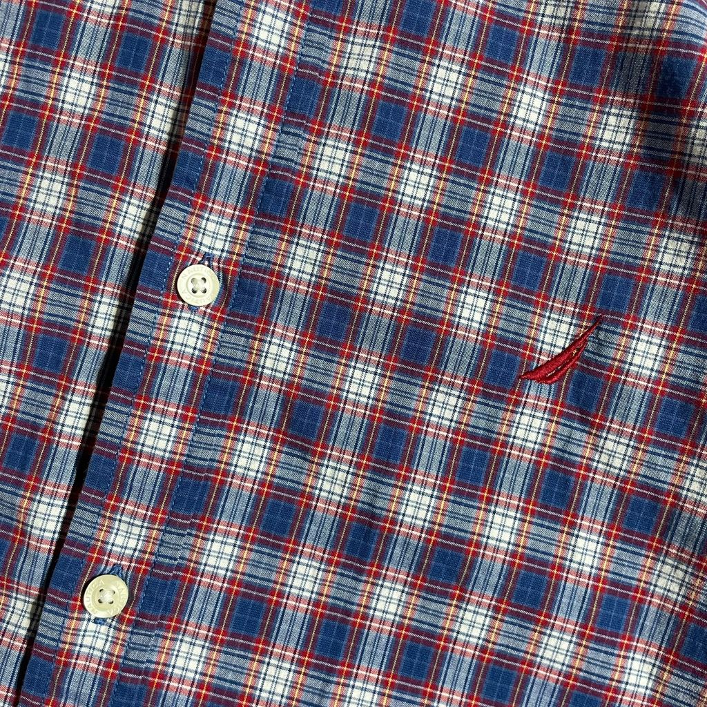 【USED】Nautica Check BD Shirt
