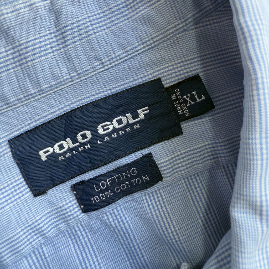 【USED】Polo Golf L/SL Check Shirt