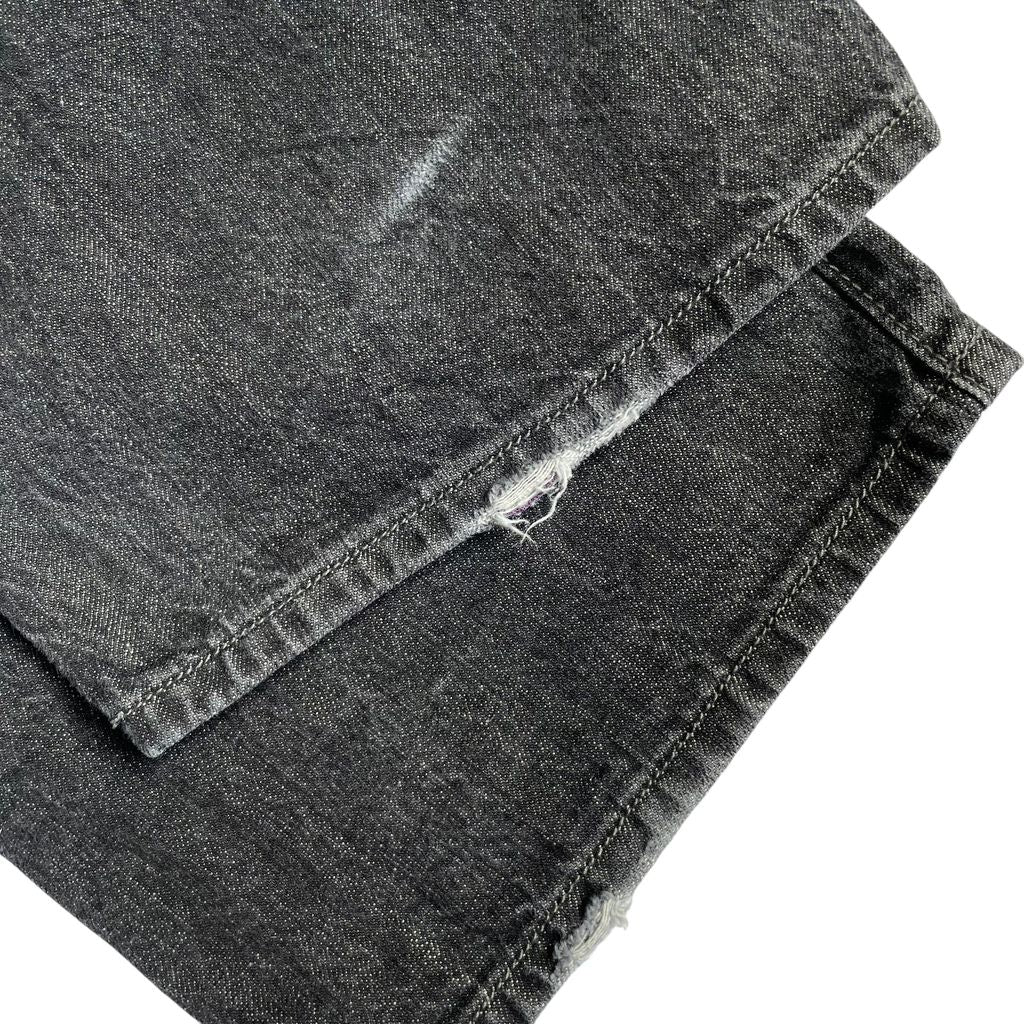 【Used】Rocawear Loose Fit Embroidery Logo Denim Pants/Black