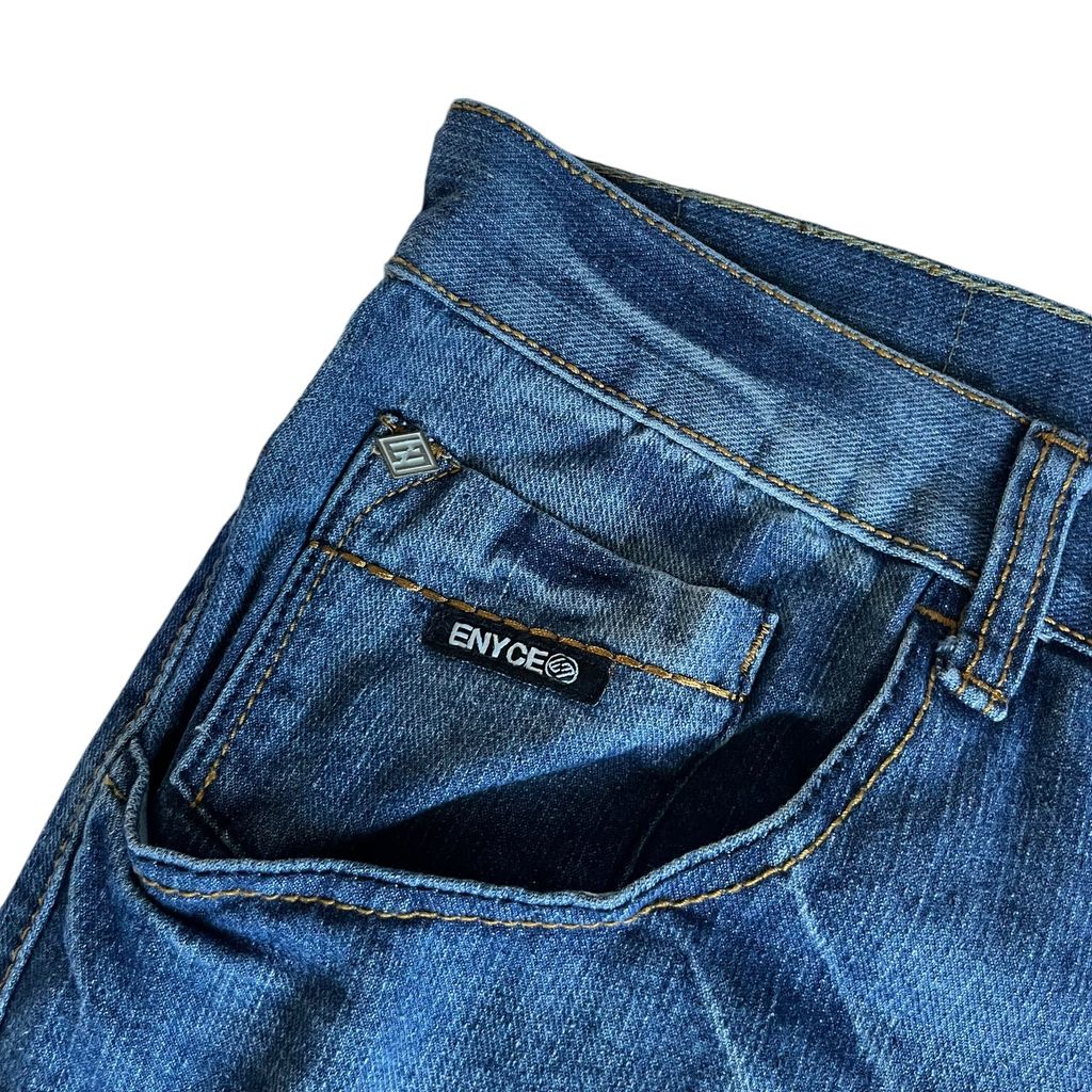 【Used】Enyce Embroidery Logo Loose Fit Denim Pants