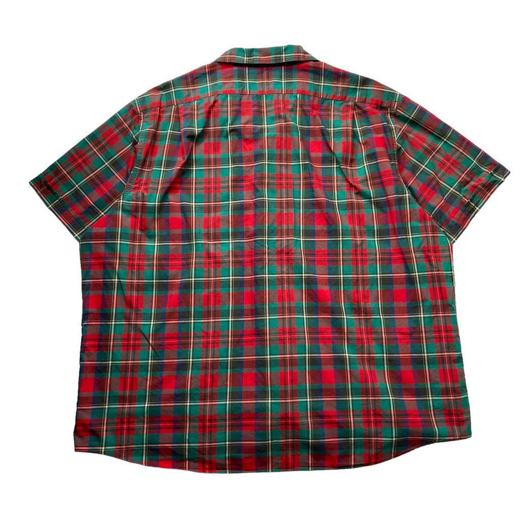 POLO BY  RALPH LAUREN MULTICOLOR CHECKED OPEN COLLAR SHIRT