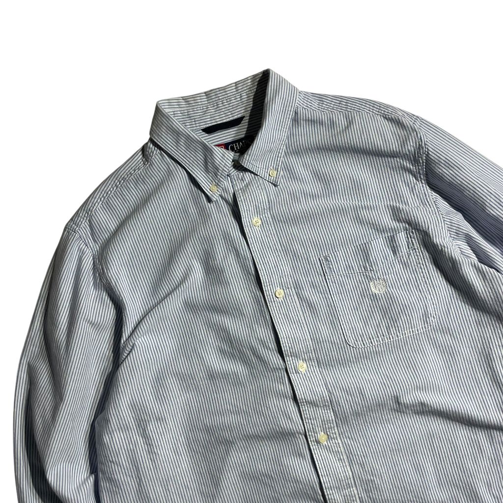 【USED】Chaps L/SL Stripe BD Shirt