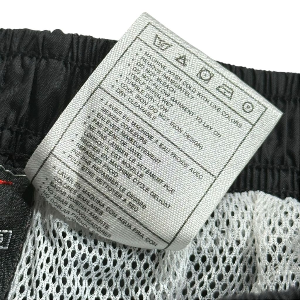【USED】00s Nike Nylon Pants Black XL / ナイキ ナイロンパンツ ブラック ジップポケット 裾ジップ スウッシュ刺繍 スポーツ