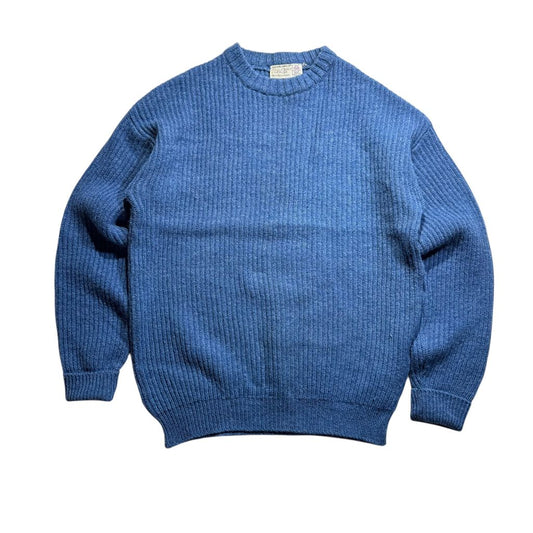 【USED】Pitrochry Crewneck  Wool Sweater Made in Scotland