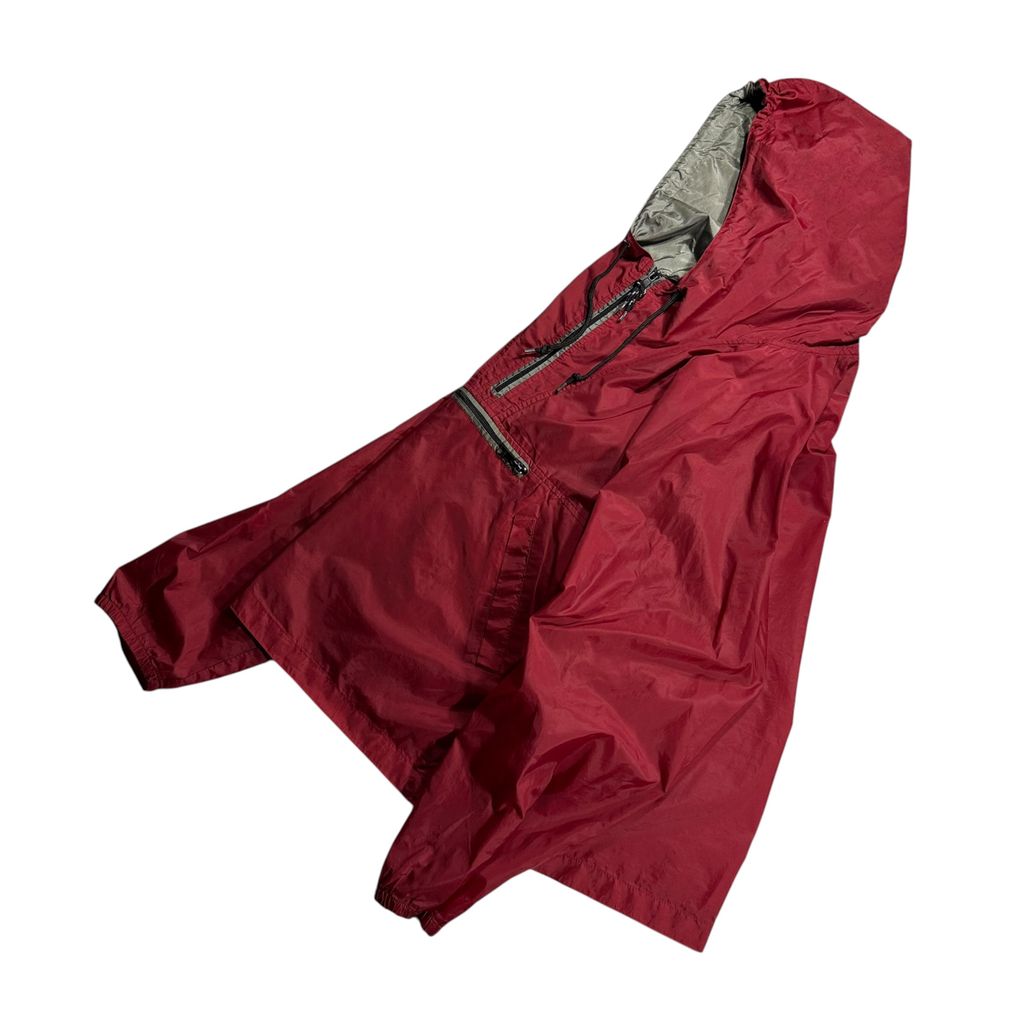 【USED】00s GAP Hooded Nylon Pullover Jacket Red M / ギャップ フーデッド ナイロン プルオーバー ジャケット アノラックパーカー 赤 00年代