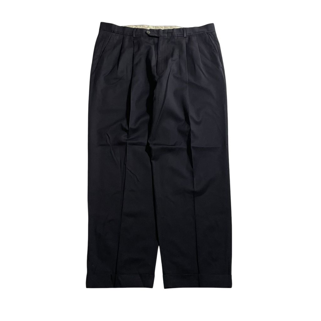 【USED】ALFANI 2tuck Wool Slacks