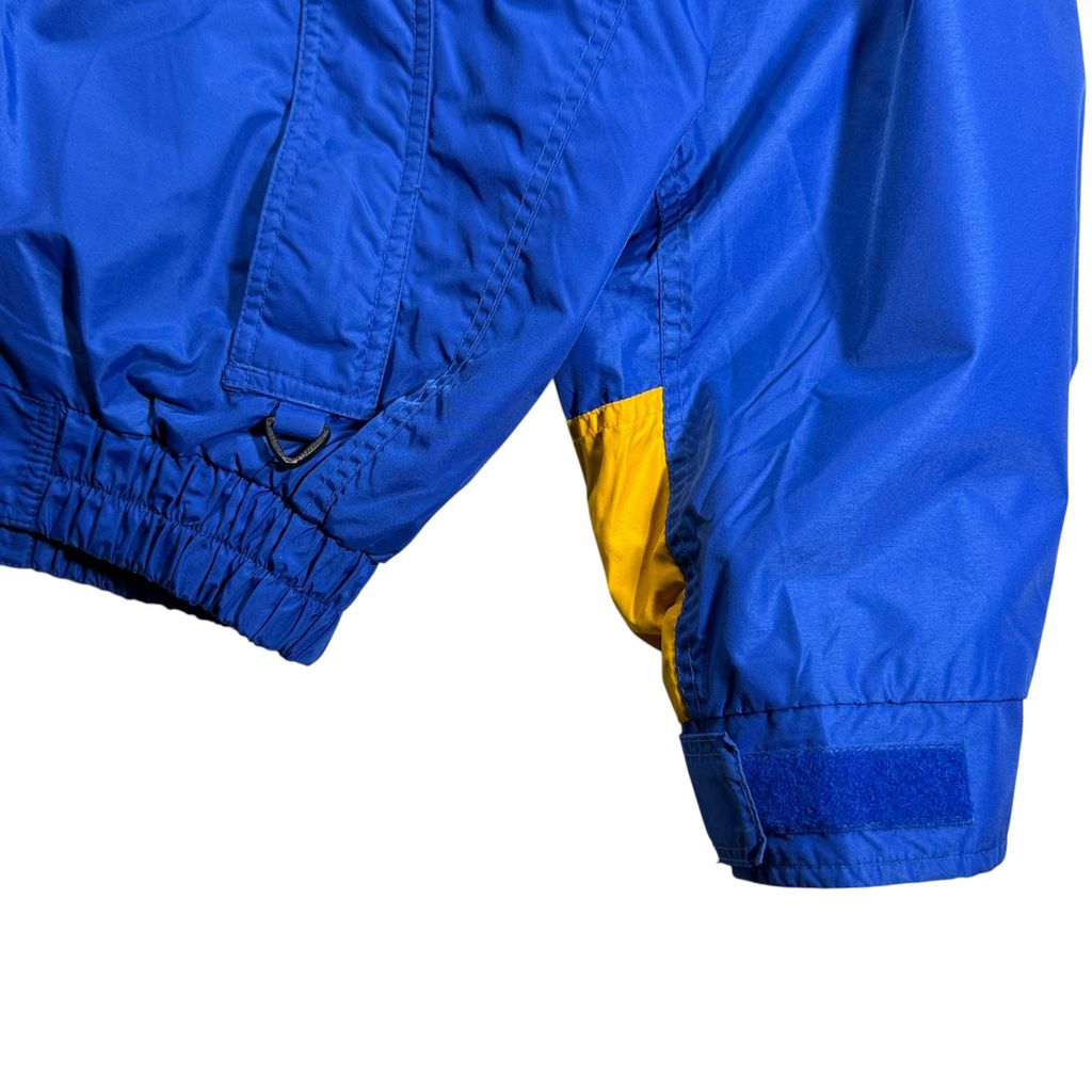 【USED】90s COLUMBIA Bugaboo Interchange Jacket Blue x Yellow x Navy M / コロンビア バガブー ナイロンジャケット マウンテンパーカー 切替 90年代