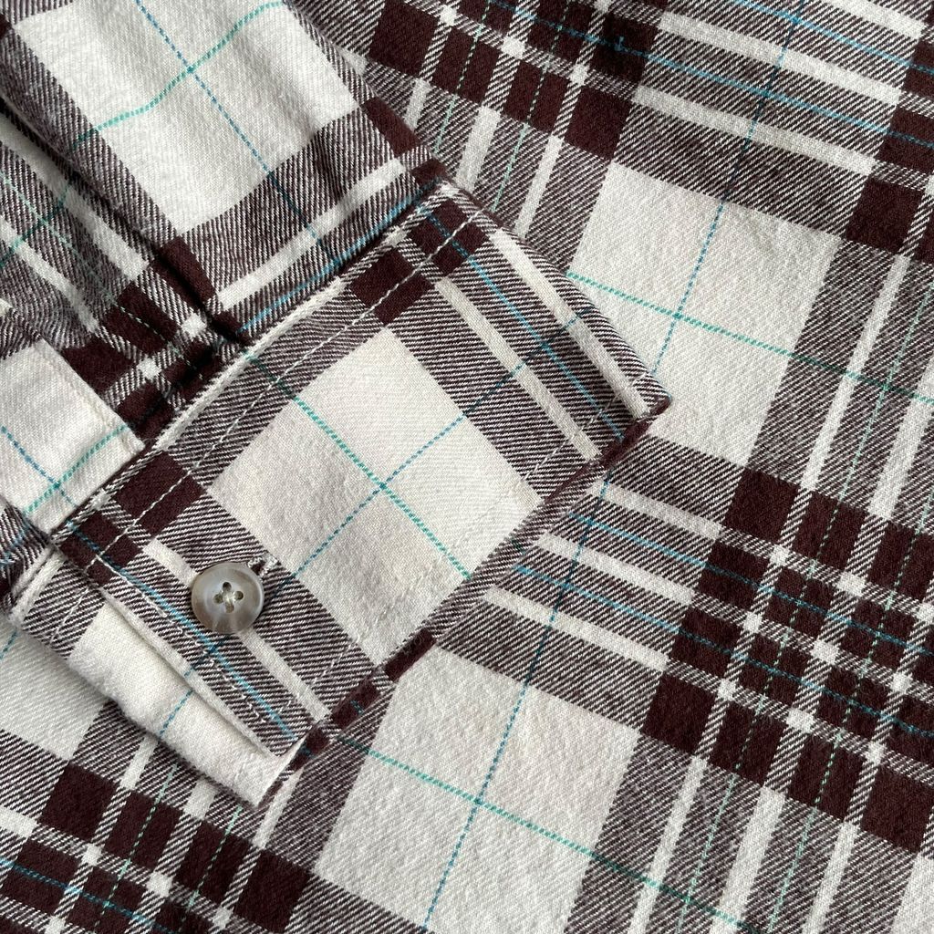 Eddie Bauer Check L/SL Cotton BD Shirt