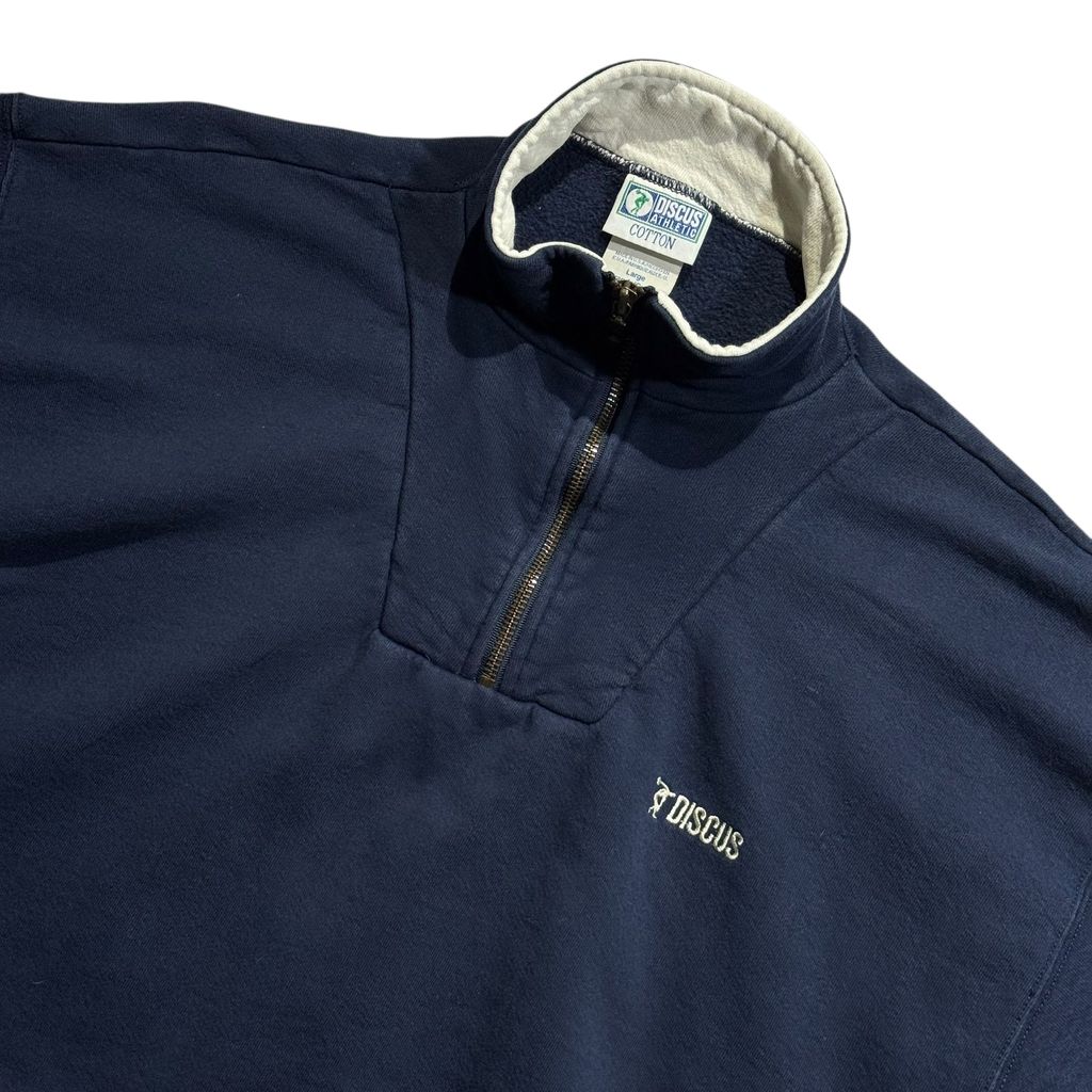 【USED】Discus Athletic Half Zip Sweat Made in USA