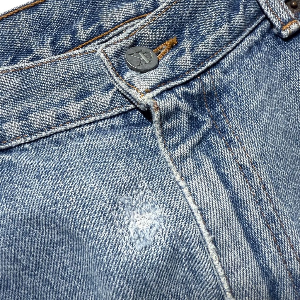 【USED】Calvin Klein Jeans Relaxed Fit Denim Pants/Made in USA
