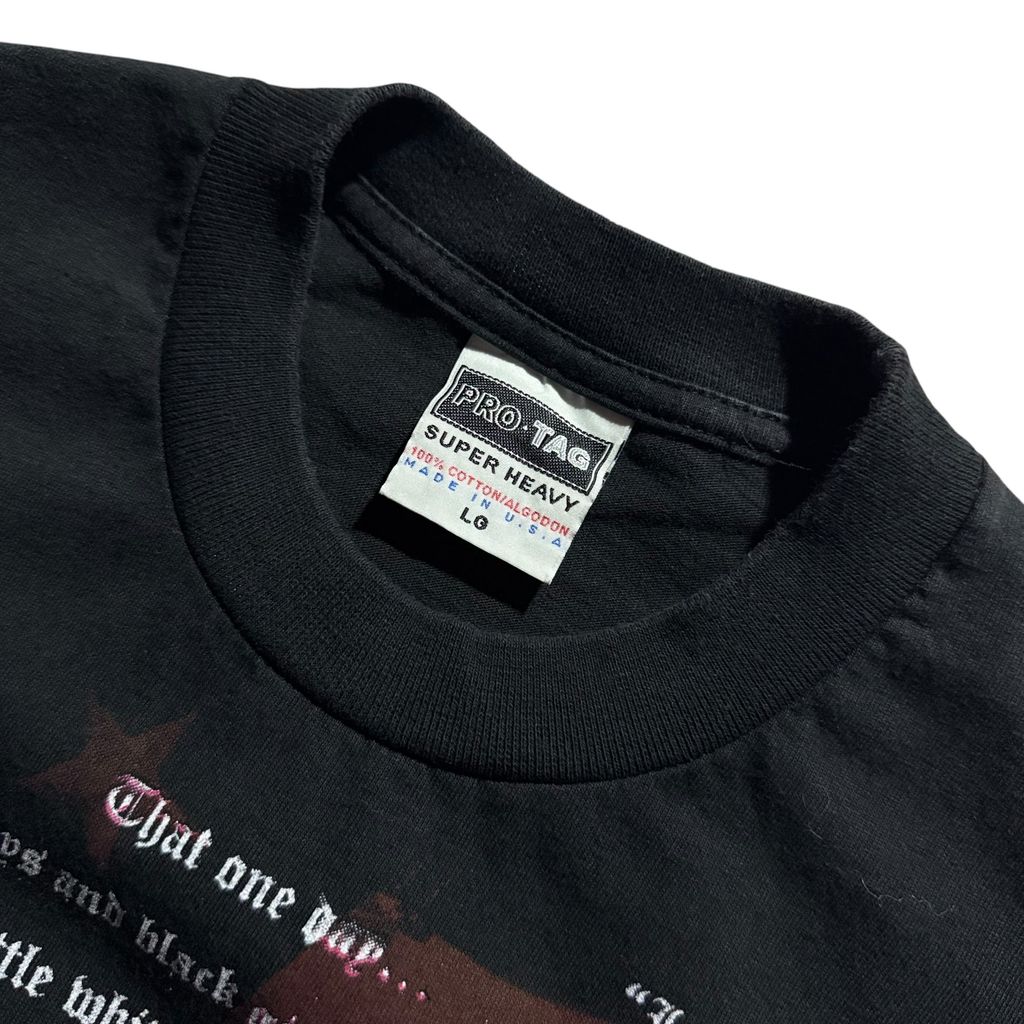 【USED】PRO TAG 2000s Barack Obama MLK & Malcolm X Black History T-Shirt Made in USA 半袖Tシャツ Lサイズ
