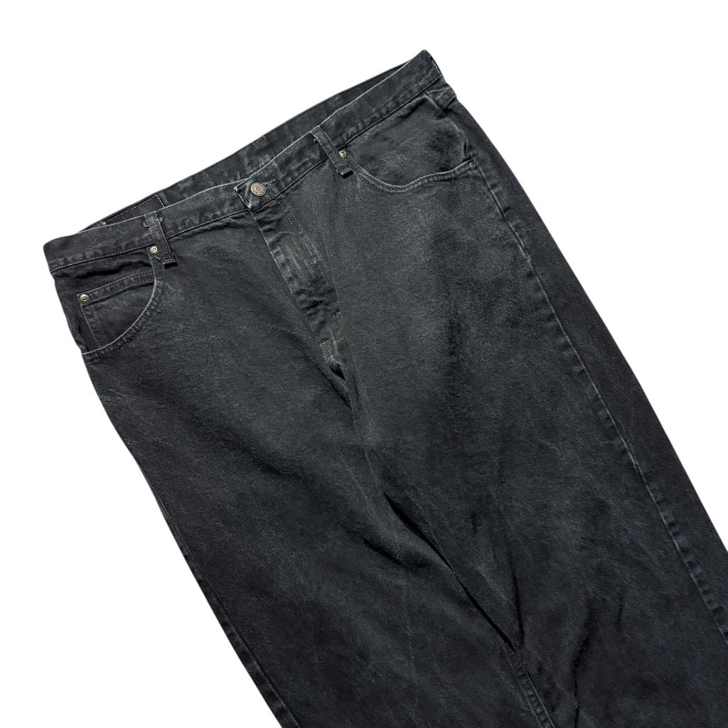 【USED】Wrangler 5 Pocket Black Denim Pants 38×32