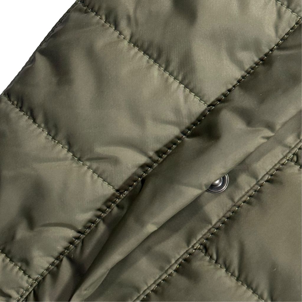 【USED】Carhartt RAIN DEFENDER Relaxed Fit Quilted Vest Dark Green L / カーハート レインディフェンダー リラックスフィット キルティング ベスト ダークグリーン オリーブ ワーク