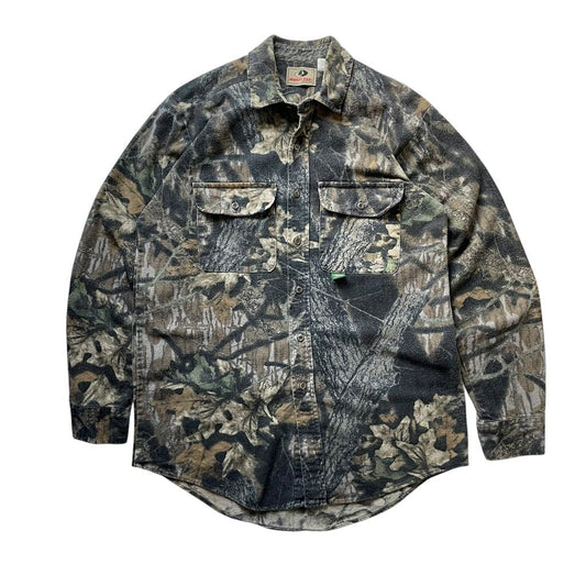 【USED】MOSSYOAK Realtree Camo Shirt "Made in USA"