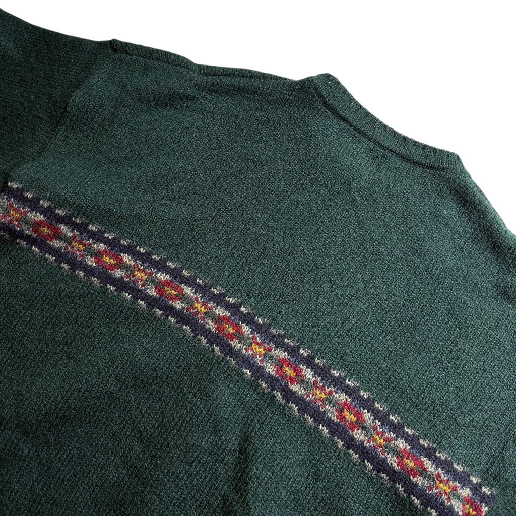 【USED】Woolrich Crewneck Wool Sweater Made in USA