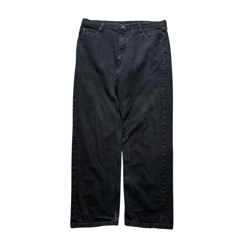 【USED】Wrangler 5 Pocket Black Denim Pants 38×32