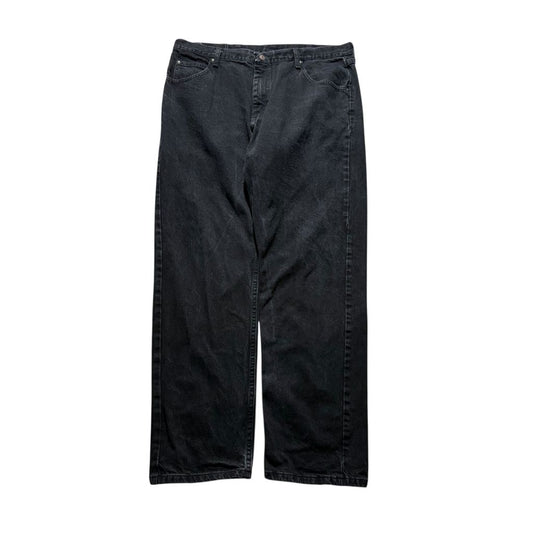 【USED】Wrangler 5 Pocket Black Denim Pants 38×32