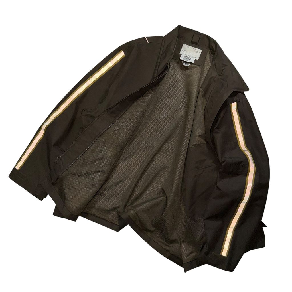 【USED】TWINHILL UPS Official Uniform Utility Jacket Brown XL / ツインヒル UPS 公式ユニフォーム ワークジャケット ブラウン 茶色 リフレクターテープ付き 企業モノ ビッグサイズ 古着