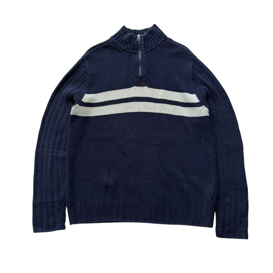 【USED】Polo Jeans Half Zip Cotton Sweater