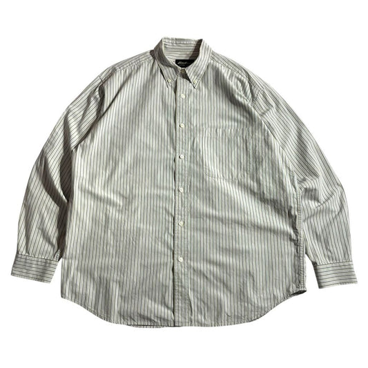 【USED】Eddie Bauer L/SL Stripe BD Shirt