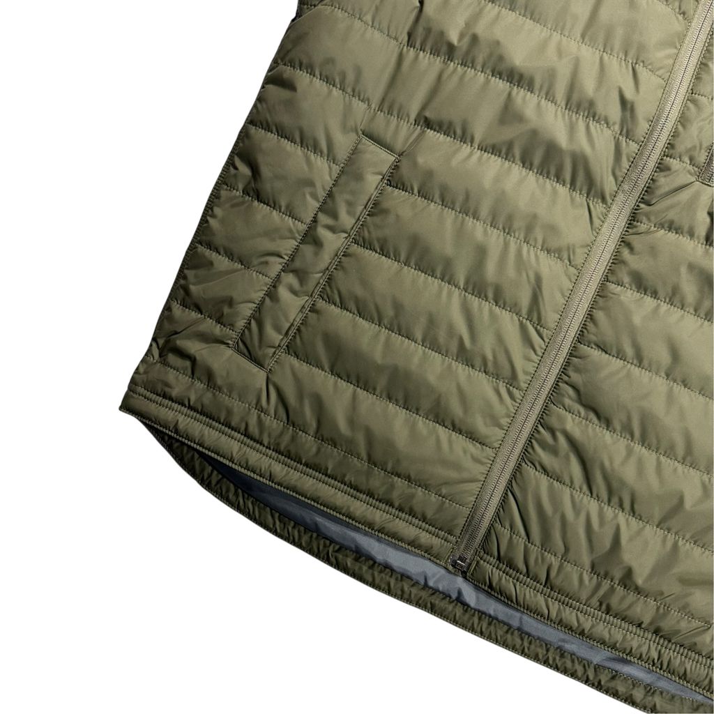 【USED】Carhartt RAIN DEFENDER Relaxed Fit Quilted Vest Dark Green L / カーハート レインディフェンダー リラックスフィット キルティング ベスト ダークグリーン オリーブ ワーク