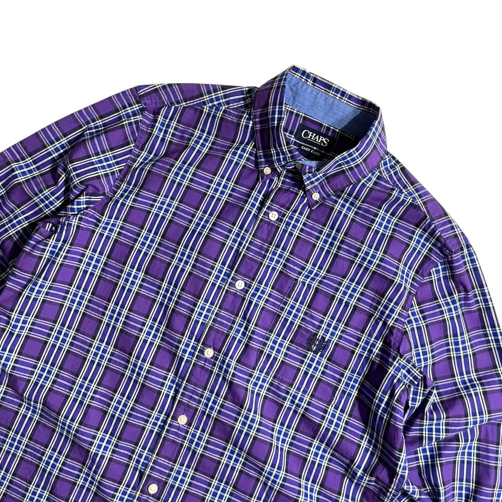 【USED】Chaps L/SL Check BD Shirt
