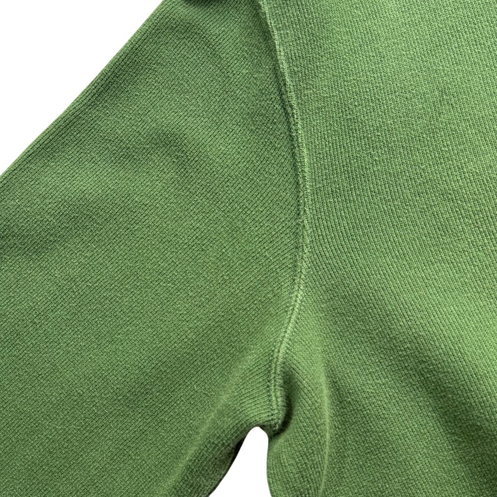 【USED】Polo by Ralph Lauren Half-Zip Cotton Sweat Green XL / ポロ バイ ラルフローレン ハーフジップ コットン スウェット トレーナー グリーン 緑 ポニー刺繍 XL 古着
