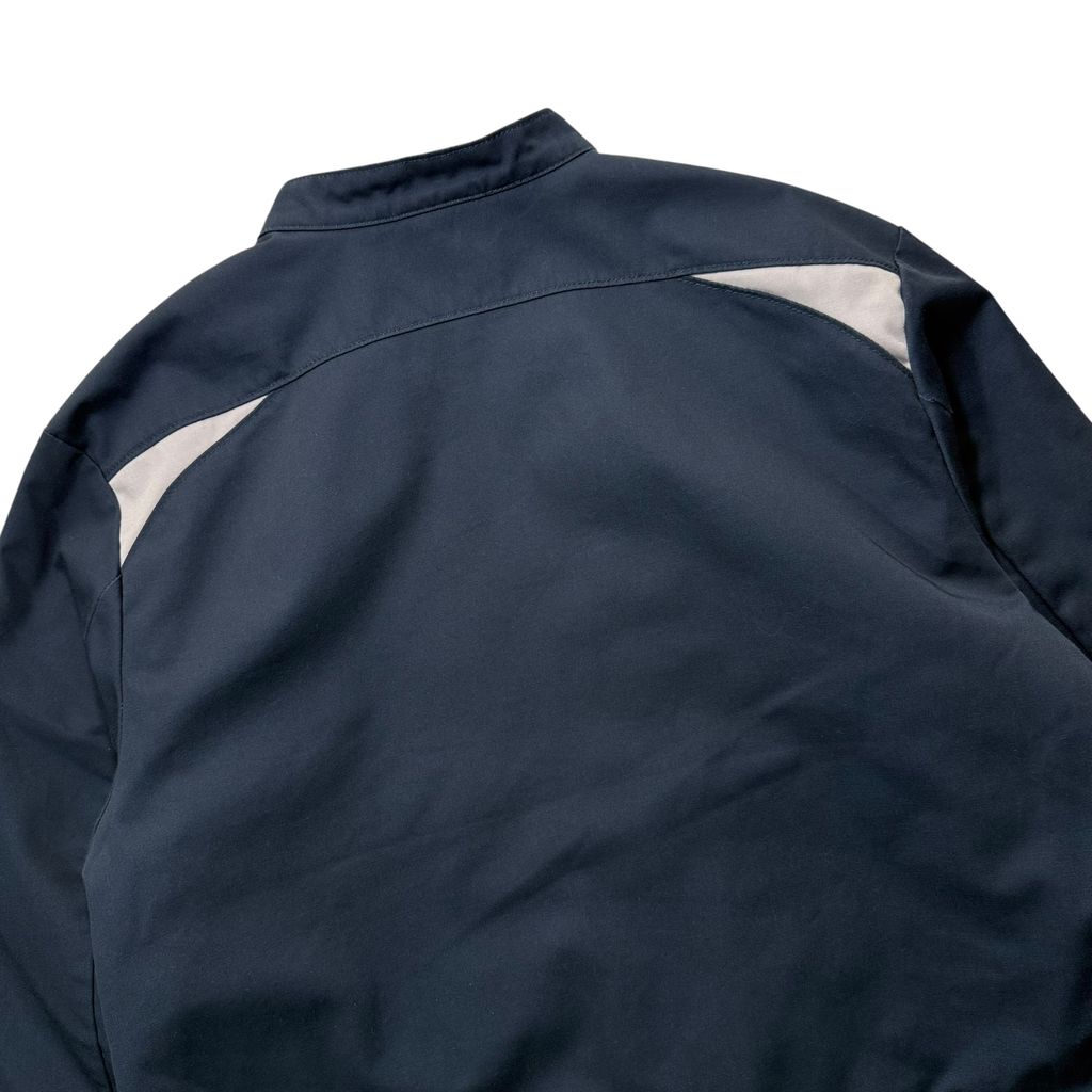 【USED】Dickies Quilted Lined Work Jacket Dark Navy XL / ディッキーズ キルティングライナー ワークジャケット 企業刺繍 ダークネイビー 紺 2015年製 XL 古着