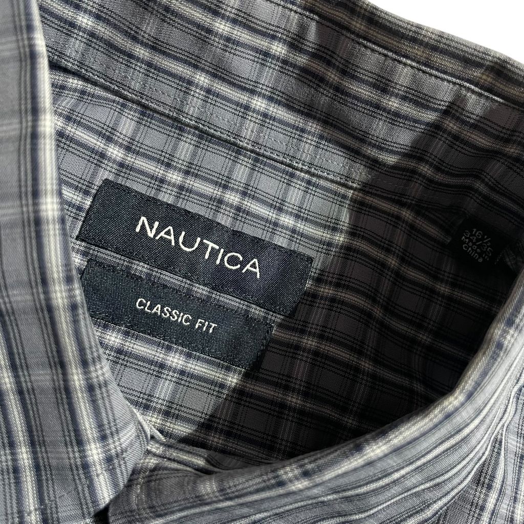 【USED】Nautica Check BD  Shirt