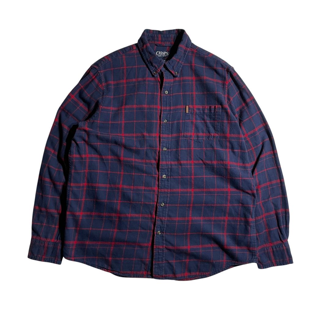 【USED】Chaps L/SL Check BD Shirt
