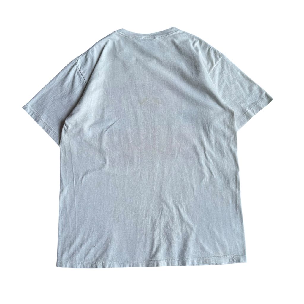 【USED】BAD BOY バッドボーイ Made in USA S/SL Tee 半袖Tシャツ 白 Lサイズ