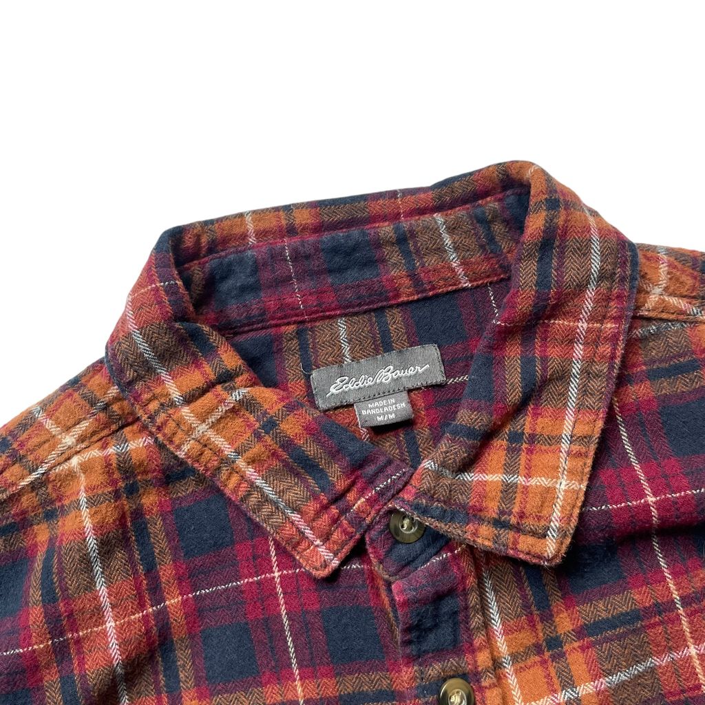 【USED】Eddie Bauer Check Flannel Shirt