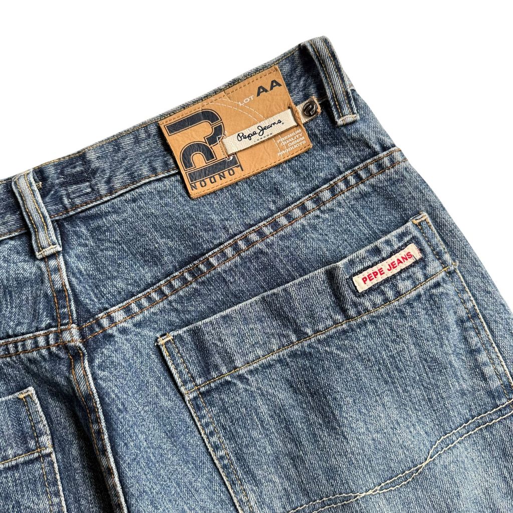 【USED】Pepe Jeans London Baggy Denim Shorts ぺぺジーンズ デニムショーツ 34inch