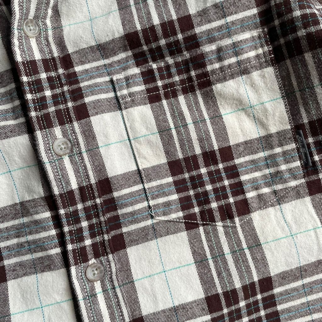 Eddie Bauer Check L/SL Cotton BD Shirt