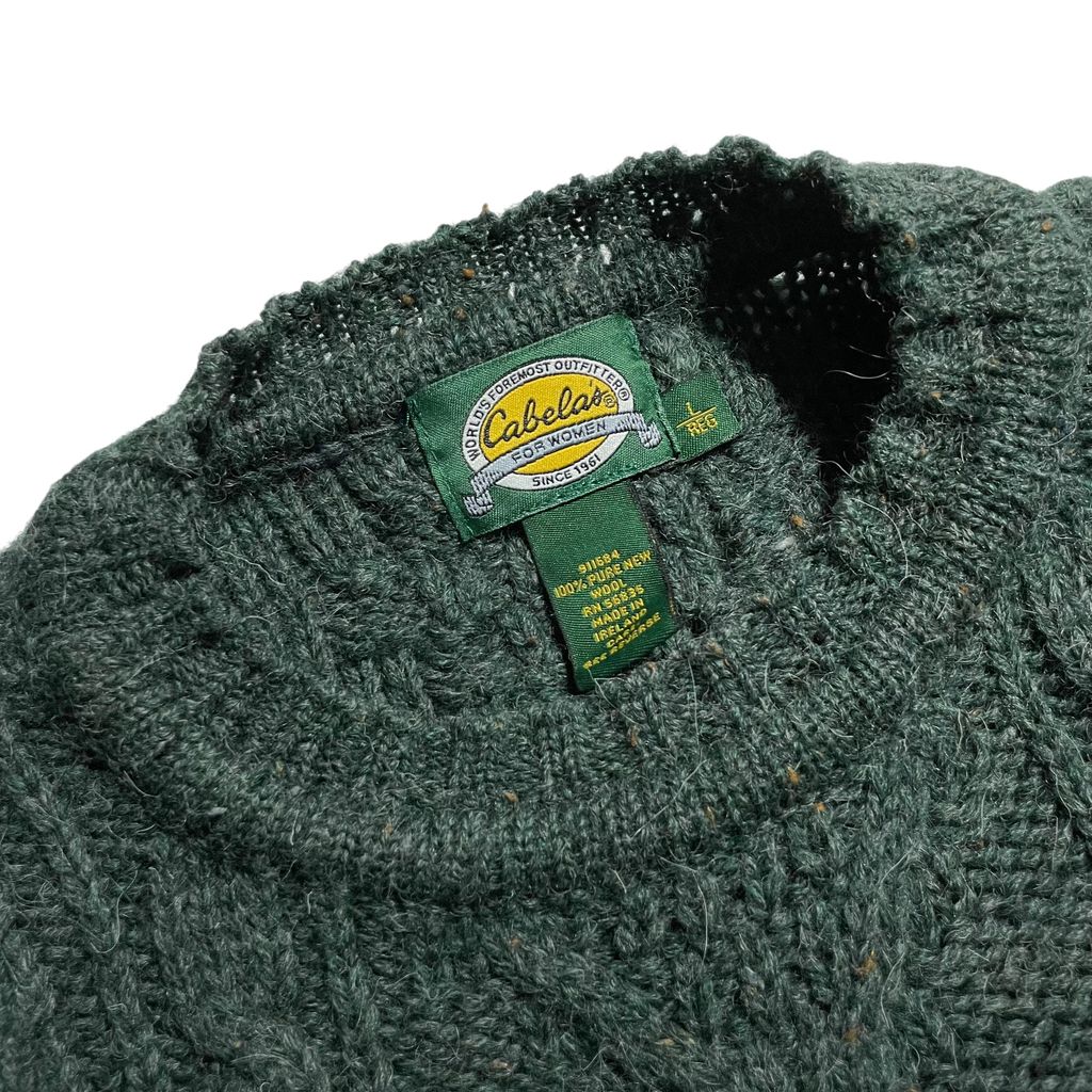 【USED】Cabela’s Crew Neck Wool Sweater