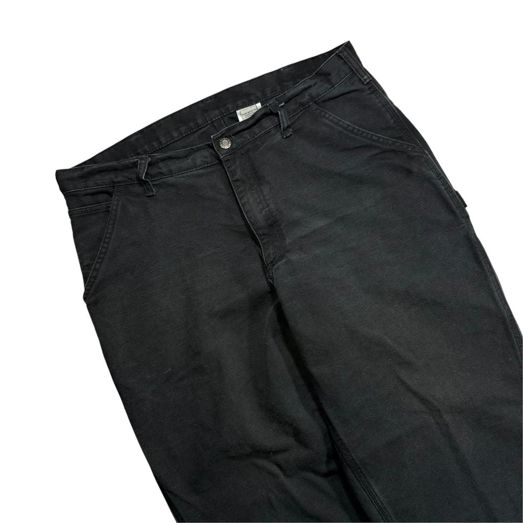【USED】DAKOTA Worker Painter Pants Black 36 x 32 / ダコタ ワーク ペインターパンツ ブラック ダック地 ワークウェア ビンテージ 古着