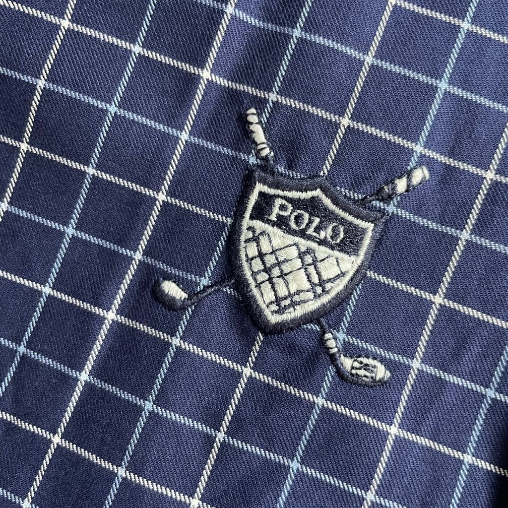 Polo Golf Check Pattern V-Neck Vest