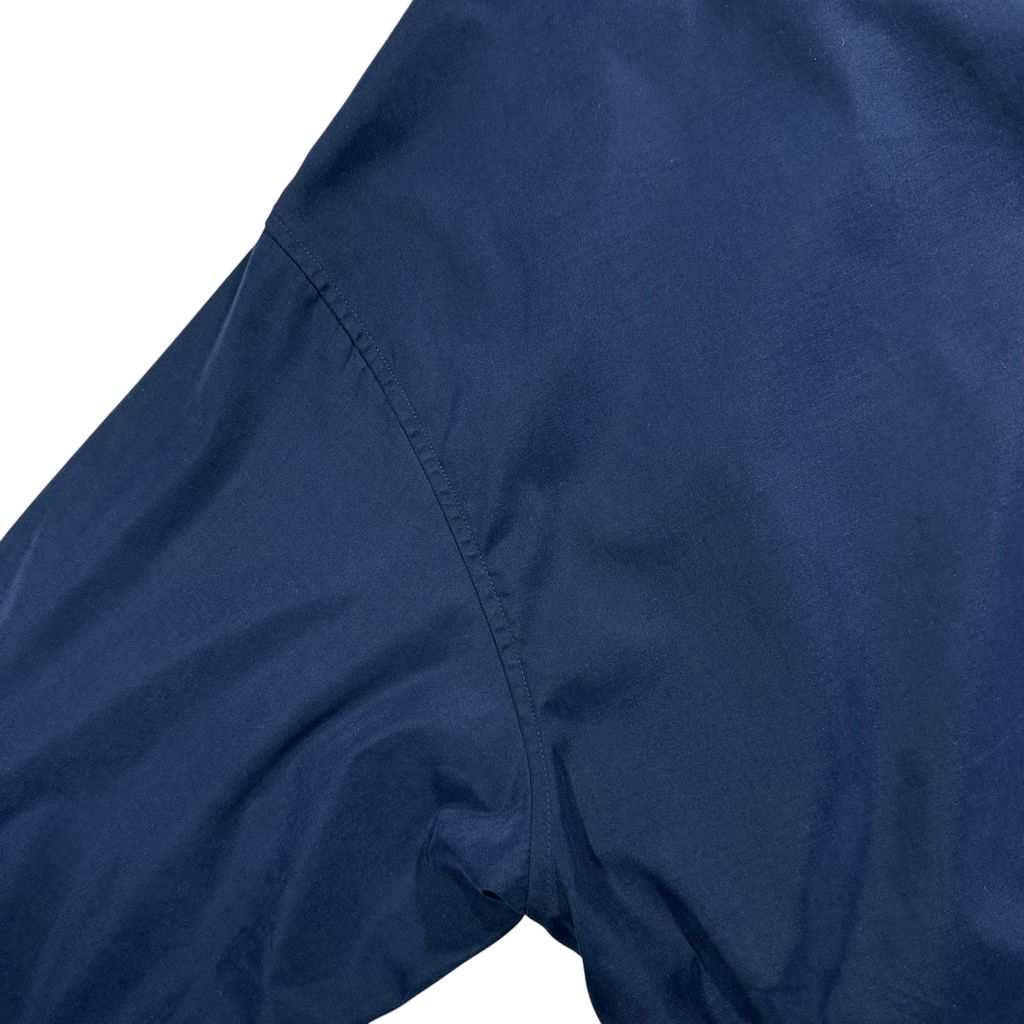 【USED】Eddie Bauer GOLF V-Neck Nylon Pullover Jacket Navy L / エディーバウアー ゴルフ Vネック プルオーバー ナイロンジャケット ウィンドブレーカー 紺 90s〜00s ヴィンテージ 古着