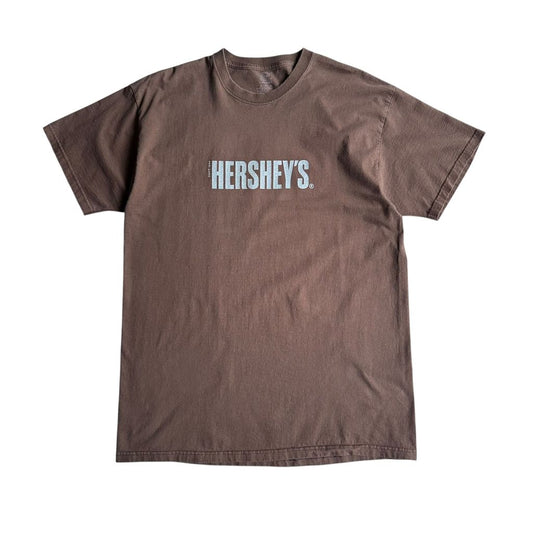 【USED】2000s  HERSHERY'S FRUIT OF THE LOOMS S/SL TEE 半袖Tシャツ 企業ロゴ XLサイズ