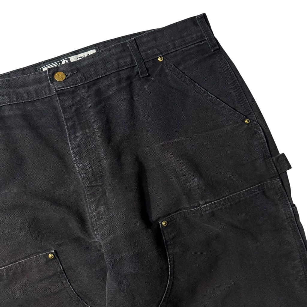 【USED】Carhartt Double Knee Duck Painter Pants Black Made in USA