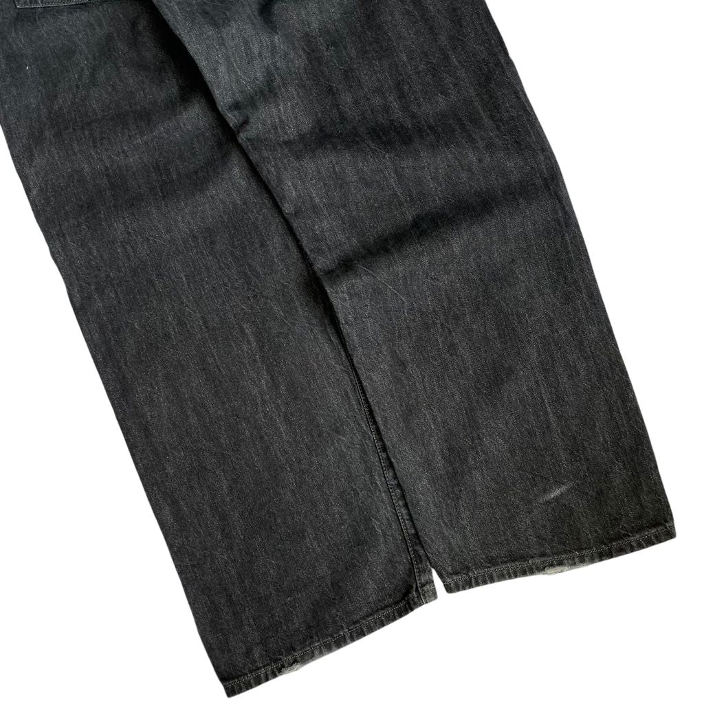 【Used】Rocawear Loose Fit Embroidery Logo Denim Pants/Black