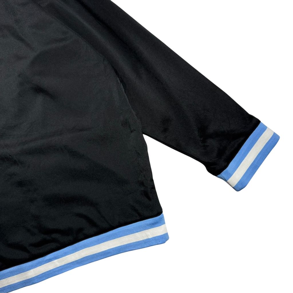 【USED】00s NIKE SUPREME COURT Track Jacket Black x Light Blue XL / ナイキ シュプリームコート トラックジャケット ジャージ 刺繍ロゴ 00年代